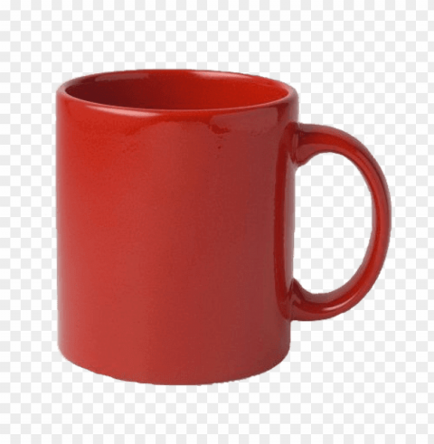 Red Mug Isolated PNG Graphic With Transparency