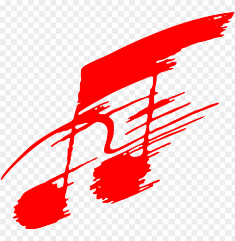 Red Music Notes PNG Clear Images