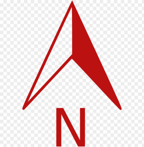 red north arrow clip art at clker - north arrow red PNG Image Isolated with Transparent Detail
