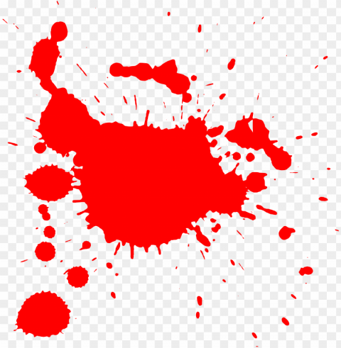 red paint splash Clear PNG graphics