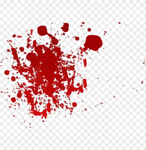 red paint splash ClearCut Background PNG Isolated Item