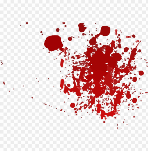 red paint splash ClearCut PNG Isolated Graphic