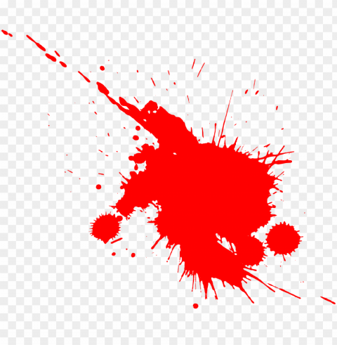red paint splash PNG for business use