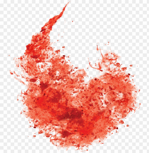 red paint splash PNG for personal use