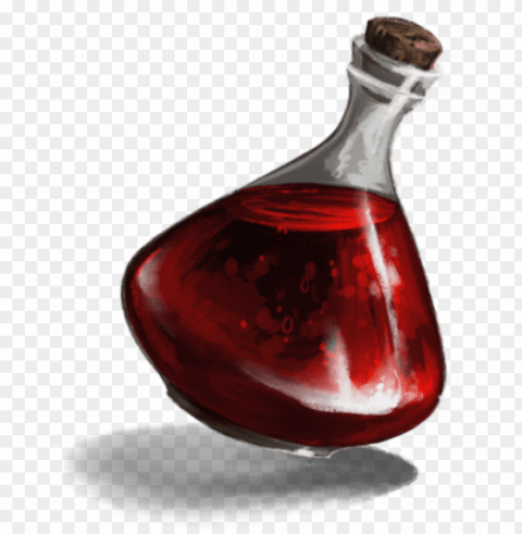 red potion - healing potio Transparent PNG Isolated Element