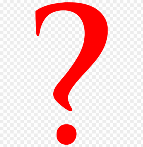 red question mark PNG images with transparent layering