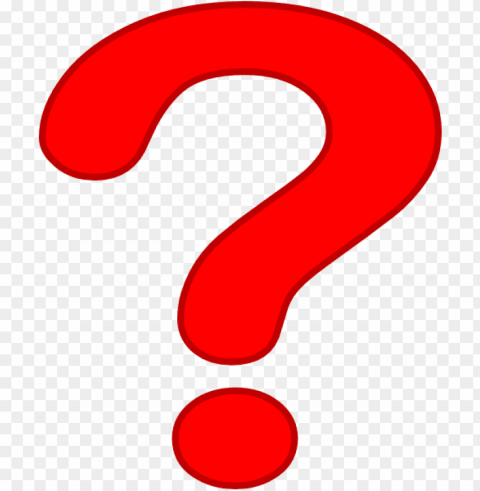 red question mark PNG images with transparent space