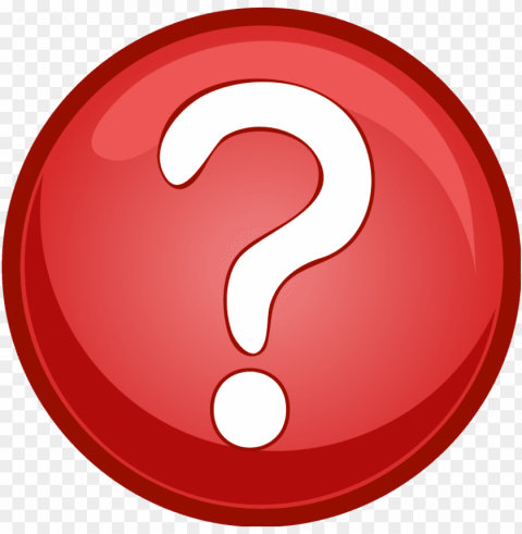 Red Question Mark PNG Objects