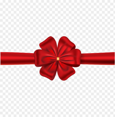 red ribbon bow PNG design PNG transparent with Clear Background ID 9b5681dc