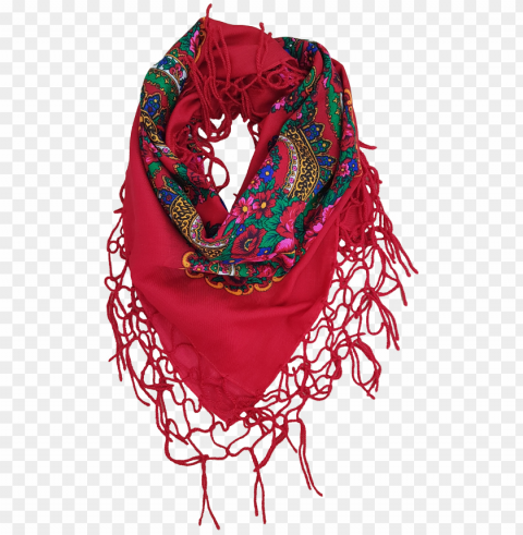 red scarf folk - scarf Isolated Graphic on HighQuality Transparent PNG