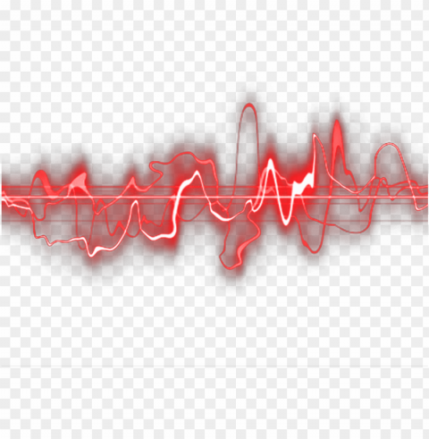 red sound wave - blue sound wave ClearCut Background PNG Isolated Element