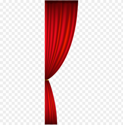 red stage curtain clipart freeuse stock - half stage curtain transparent PNG with alpha channel for download