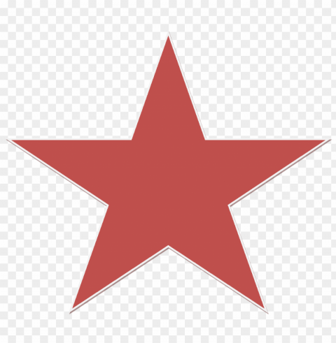  red star logo no Transparent Background PNG Isolated Graphic - 475118a8