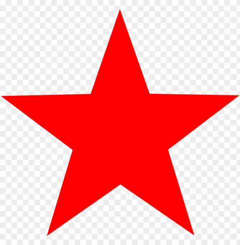  red star logo no background Transparent picture PNG - 80770522