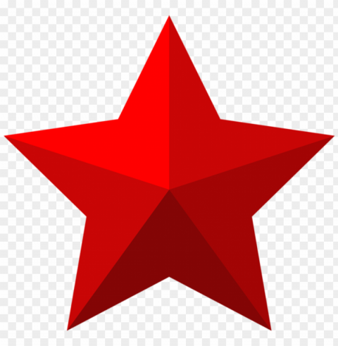  red star logo design Transparent background PNG images comprehensive collection - 6a87b555