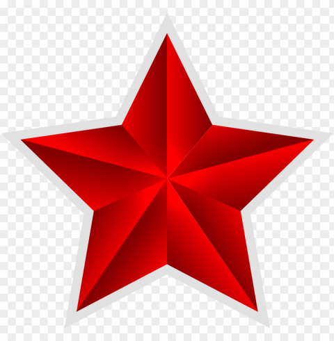  red star logo download Transparent Background PNG Isolated Item - ad8133a4