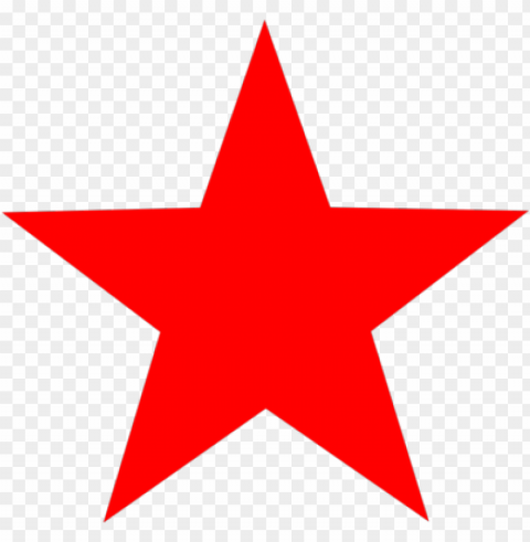  red star logo hd Transparent Background PNG Isolated Character - 2263d874