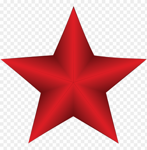 red star logo photo Transparent PNG graphics variety