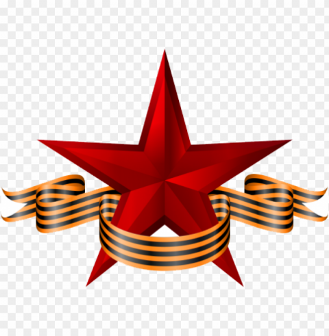  red star logo Transparent Background Isolated PNG Item - 7e024369