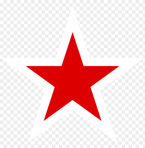  red star logo Transparent Background PNG Isolated Illustration - ff6b7462