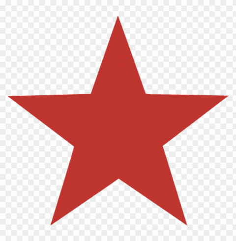  red star logo Transparent Background PNG Isolated Element - 788f216e