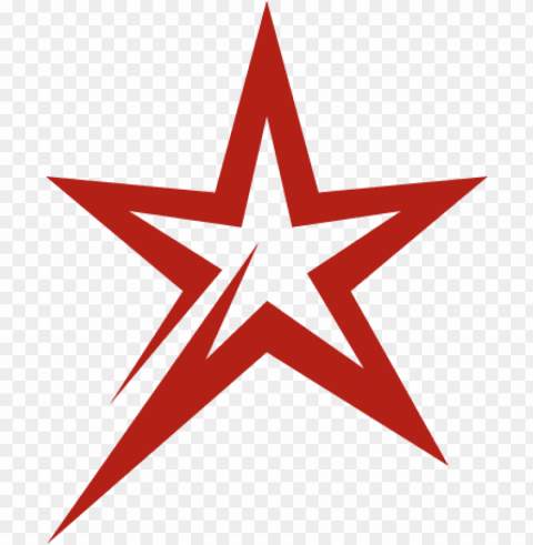 red star - soviet logo Isolated Character on Transparent Background PNG PNG transparent with Clear Background ID d234711a