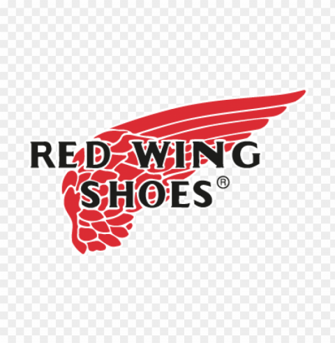 red wing shoes vector logo free download PNG Image with Isolated Graphic Element