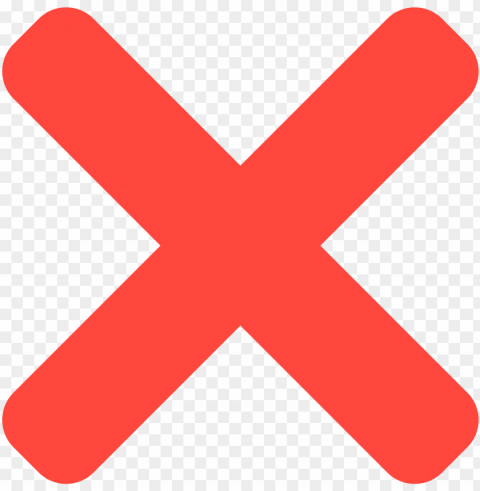 red x emoji - not allowed Transparent PNG image
