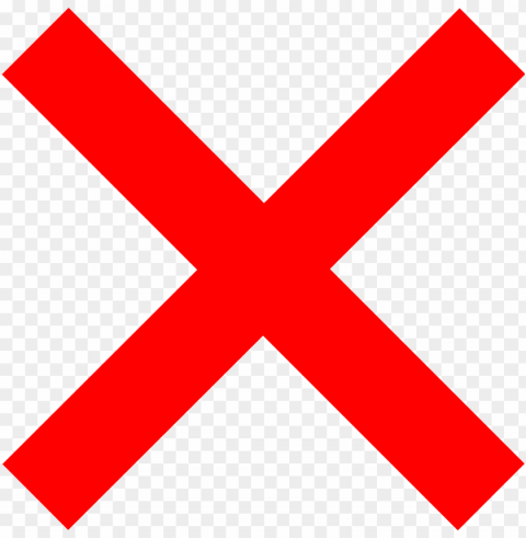 Red-x - Red X Transparent PNG Picture