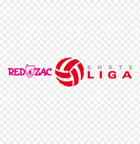 red zac erste liga ai vector logo Transparent background PNG images complete pack