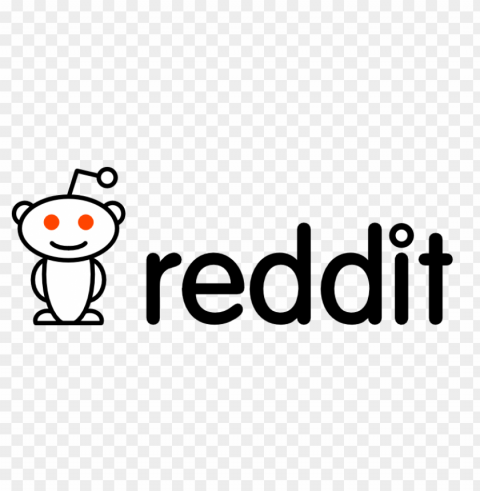 reddit text logo ClearCut Background PNG Isolated Element