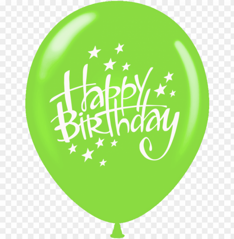 reen birthday image free stock - happy birthday green balloons Clean Background Isolated PNG Graphic