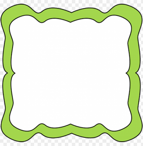 reen curvy frame curvy frame with a bright green border - frames clip art gree High-resolution transparent PNG images