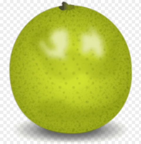 reen lime fruit Transparent PNG Object with Isolation