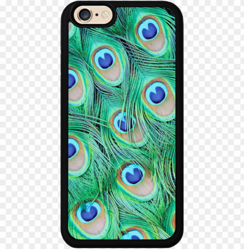 reen peacock feather case - mobile phone case PNG images with no watermark