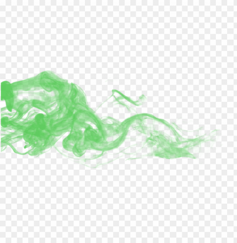reen smoke download - green smoke transparent Isolated Illustration with Clear Background PNG