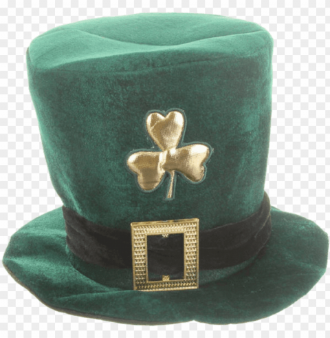 reen velvet leprechaun hat - hatt Isolated Artwork with Clear Background in PNG PNG transparent with Clear Background ID db33601e