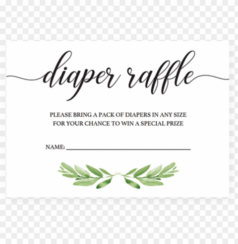 reenery baby shower diaper raffle ticket by littlesizzle - free diaper raffle tickets Isolated Object with Transparent Background PNG