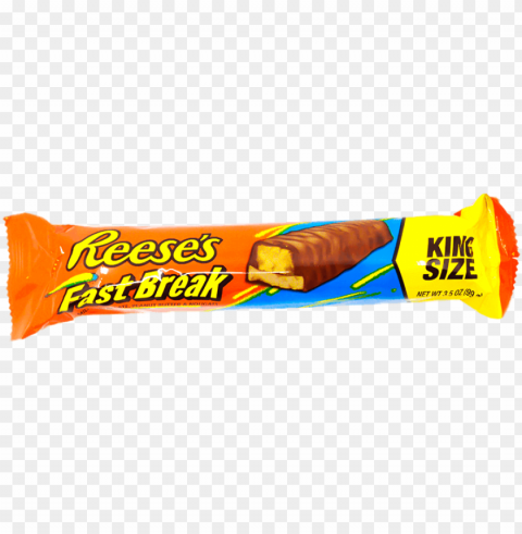 reeses fast break king size - reese's peanut butter cups Isolated Element with Transparent PNG Background