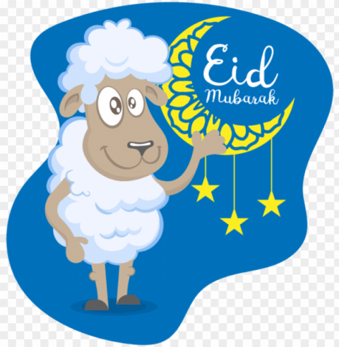 reeting of eid al adha with vector sheep eid adha - eid sheep Isolated Graphic on Clear Transparent PNG