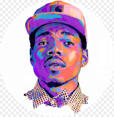 registered user - chance the rapper PNG Isolated Subject on Transparent Background