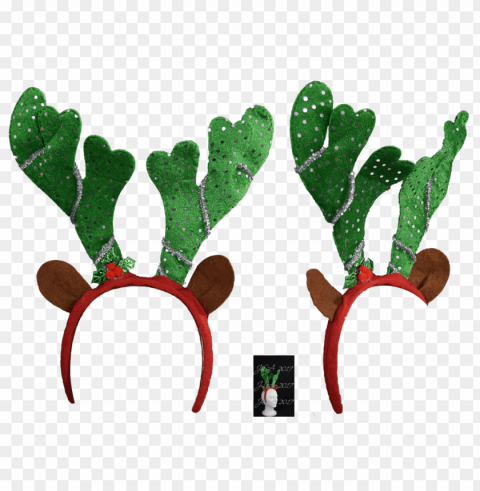 reindeer hat Isolated Element with Transparent PNG Background