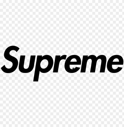 related wallpapers - black supreme logo PNG for business use