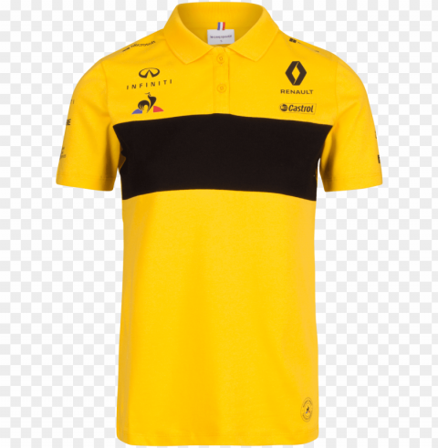 renault formula one team 2018 women's polo shirt - polo renault f1 Clean Background Isolated PNG Art
