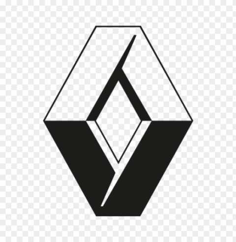 renault lines vector logo free PNG with clear overlay