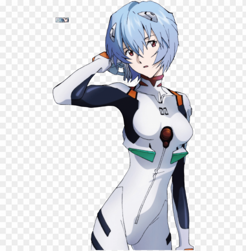 renders rei ayanami pilot white combination neon genesis - ayanami rei wallpaper phone PNG Image with Transparent Isolated Graphic Element