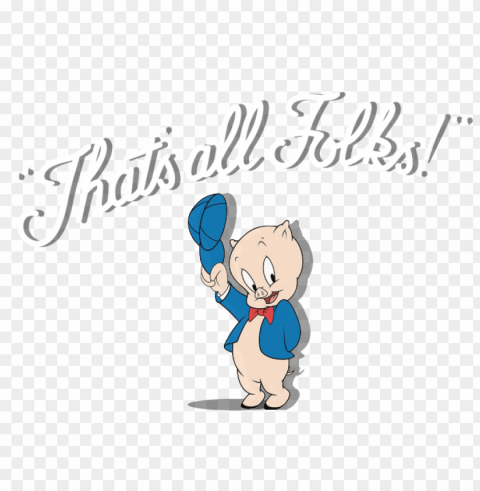 repeat radial bg background - porky pig that's all folks Transparent PNG pictures archive