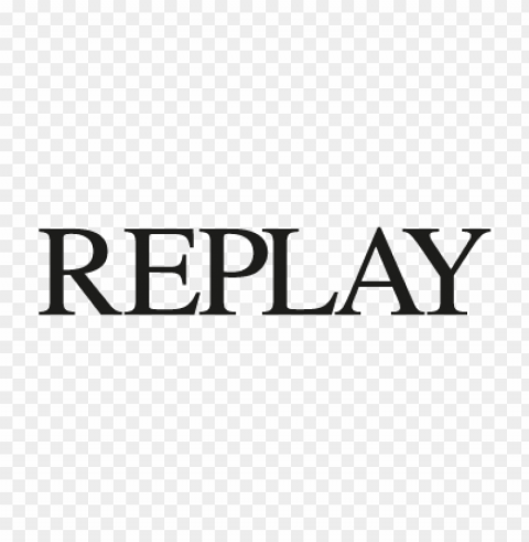 replay vector logo free download PNG transparent design