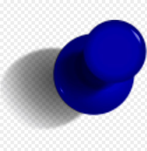 report abuse - blue push pin HighQuality Transparent PNG Isolated Artwork