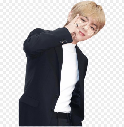 report abuse - bts taehyung in suit transparent High-quality PNG images with transparency